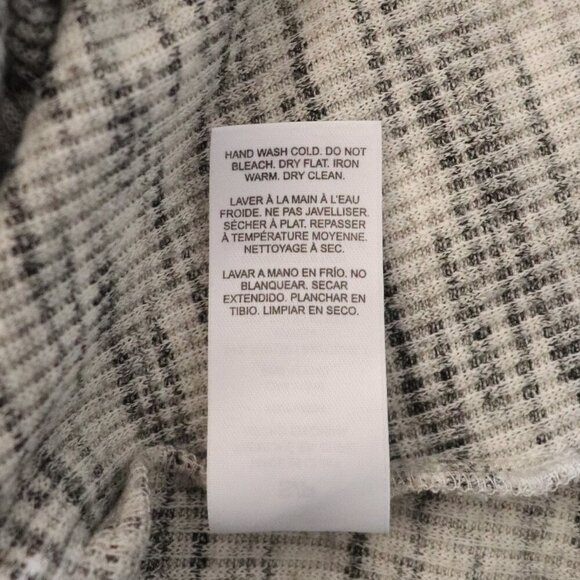 Dynamite Women's Sz S Mock Neck Ribbed Long Sleeve Stretch Pullover T-Shirt Top - Picture 11 of 11